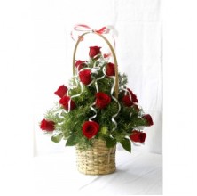 Fresh and Gorgeous - 12 Stems Basket